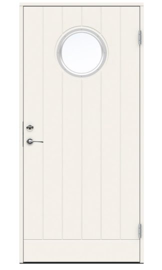 Ytterdörr Swedoor Function Coral Klarglas Vit