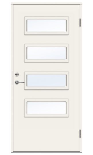 Ytterdörr Swedoor Function Elbe Klarglas Vit