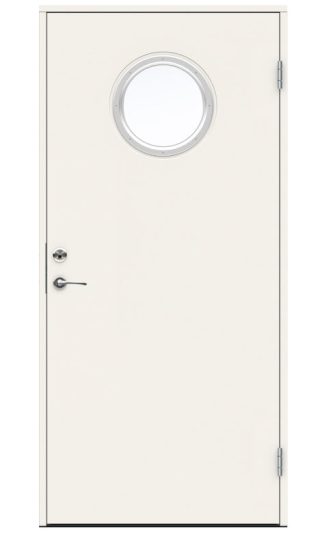 Ytterdörr Swedoor Function Hudson Klarglas Vit