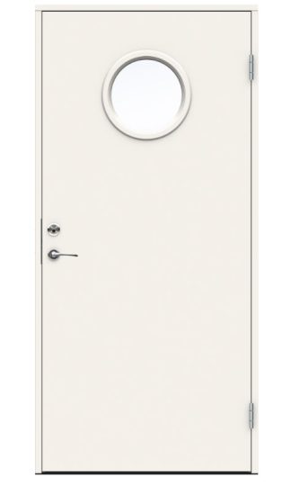 Ytterdörr Swedoor Function Indus Klarglas Vit