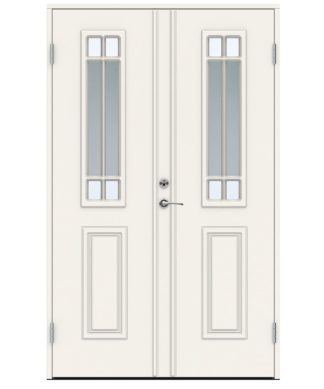 Parytterdörr Swedoor Classic Debussy Dekorglas Vit