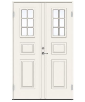 Parytterdörr Swedoor Classic Ives Cotswoldglas Vit