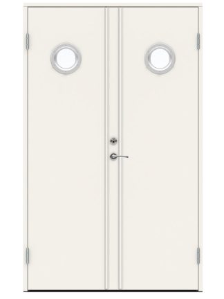 Parytterdörr Swedoor Function Donau Klarglas Vit