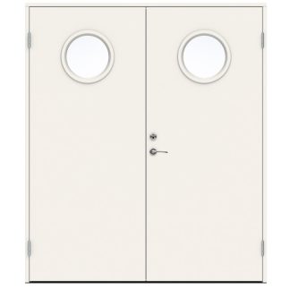 Parytterdörr Swedoor Function Indus Klarglas Vit