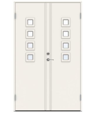 Parytterdörr Swedoor Function Michigan Klarglas Vit