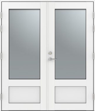 PARYTTERDÖRR DIPLOMAT ALTAN 16 VIT ALUMINIUM