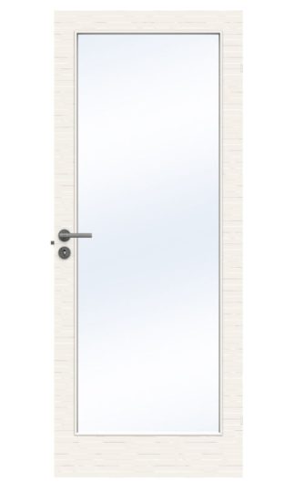 INNERDÖRR SWEDOOR CHARISMA D100 GW1 MASSIV KLARGLAS VIT