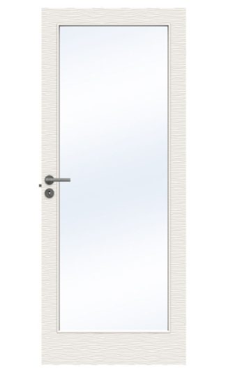 INNERDÖRR SWEDOOR CHARISMA D300 GW1 MASSIV KLARGLAS VIT