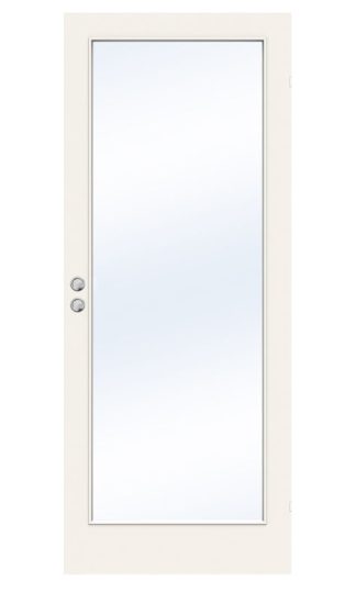 SKJUTDÖRR SWEDOOR STABLE GW1 KOMPAKT KLARGLAS VIT INFÄLLD