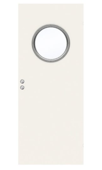 SKJUTDÖRR SWEDOOR STABLE G68 KOMPAKT KLARGLAS VIT INFÄLLD