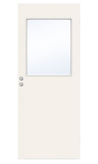 SKJUTDÖRR SWEDOOR EASY G21 LÄTTDÖRR KLARGLAS VIT INFÄLLD