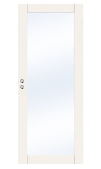 SKJUTDÖRR SWEDOOR PURITY GW01L KLARGLAS VIT INFÄLLD
