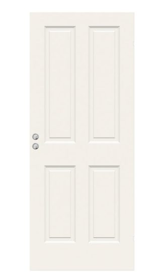 SKJUTDÖRR SWEDOOR STYLE 04 FORMPRESSAD LÄTTDÖRR VIT INFÄLLD