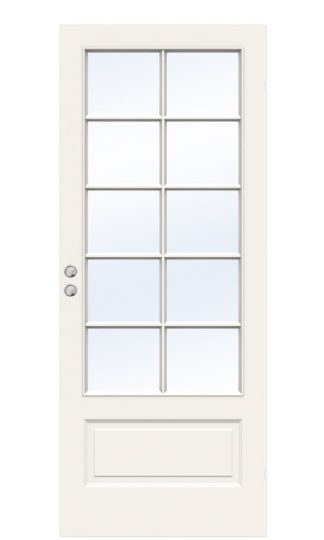 SKJUTDÖRR SWEDOOR STYLE SP10 FORMPRESSAD LÄTTDÖRR VIT INFÄLLD