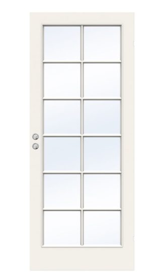 SKJUTDÖRR SWEDOOR STYLE SP12 FORMPRESSAD LÄTTDÖRR VIT INFÄLLD