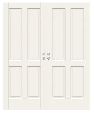 Parskjutdörr Swedoor Craft 04 Massiv Spegeldörr Infälld