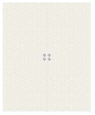 Parskjutdörr Swedoor Charisma D200 Massiv Vit Infälld