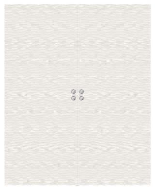 Parskjutdörr Swedoor Charisma D300 Massiv Vit Infälld