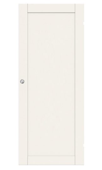 SKJUTDÖRR SWEDOOR UNIQUE 01L VIT UTANPÅLIGGANDE