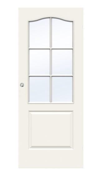 SKJUTDÖRR SWEDOOR COMPACT SP6B FORMPRESSAD KOMPAKT KLARGLAS VIT UTANPÅLIGGANDE