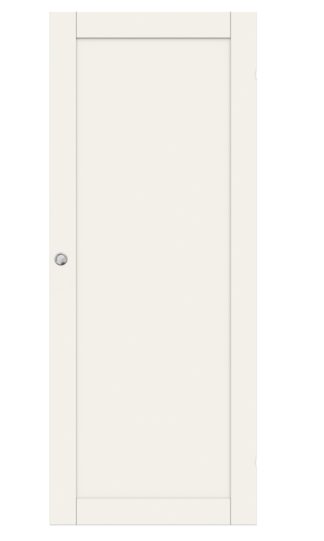 SKJUTDÖRR SWEDOOR PURITY 01L VIT UTANPÅLIGGANDE