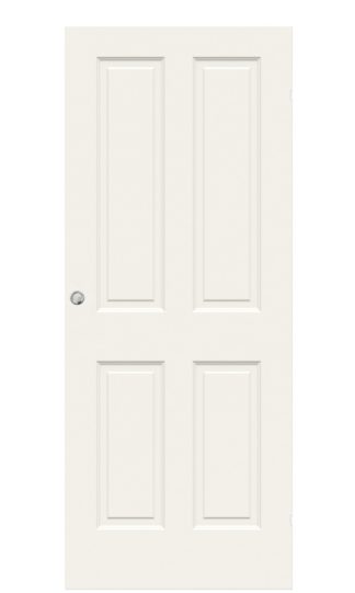 SKJUTDÖRR SWEDOOR STYLE 04 FORMPRESSAD LÄTTDÖRR VIT UTANPÅLIGGANDE