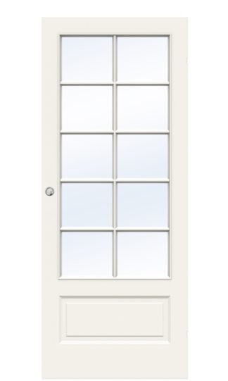 SKJUTDÖRR SWEDOOR STYLE SP10 FORMPRESSAD LÄTTDÖRR VIT UTANPÅLIGGANDE