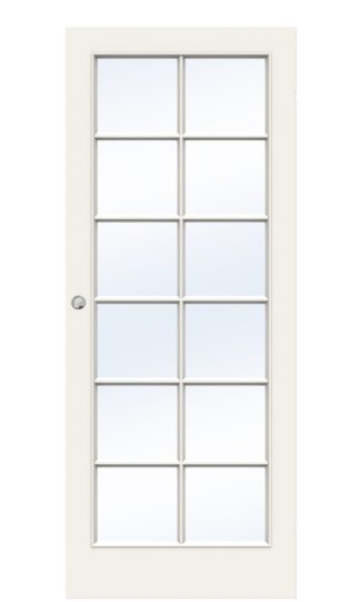 SKJUTDÖRR SWEDOOR STYLE SP12 FORMPRESSAD LÄTTDÖRR VIT UTANPÅLIGGANDE