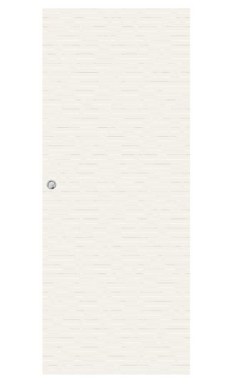 SKJUTDÖRR SWEDOOR CHARISMA D100 MASSIV VIT UTANPÅLIGGANDE