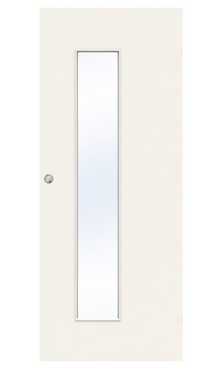 SKJUTDÖRR SWEDOOR STABLE EFFECT Q510 KLARGLAS VIT UTANPÅLIGGANDE