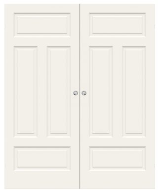 Parskjutdörr Swedoor Style 04n Formpressad Lättdörr Utanpåliggande
