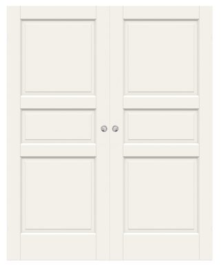 Parskjutdörr Swedoor Craft 03 Massiv Spegeldörr Utanpåliggande