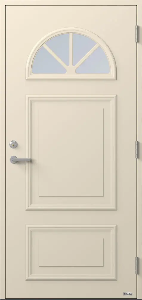 Ytterdörr Bor Månen 820g Klarglas Vit - Bild 7