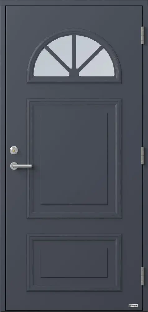 Ytterdörr Bor Månen 820g Klarglas Vit - Bild 9