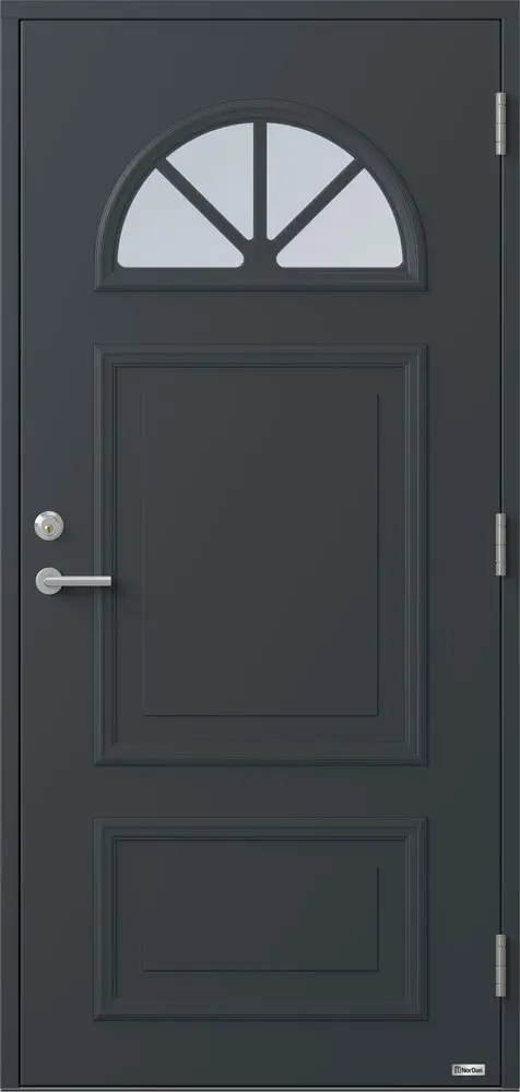 Ytterdörr Bor Månen 820g Klarglas Vit - Bild 14