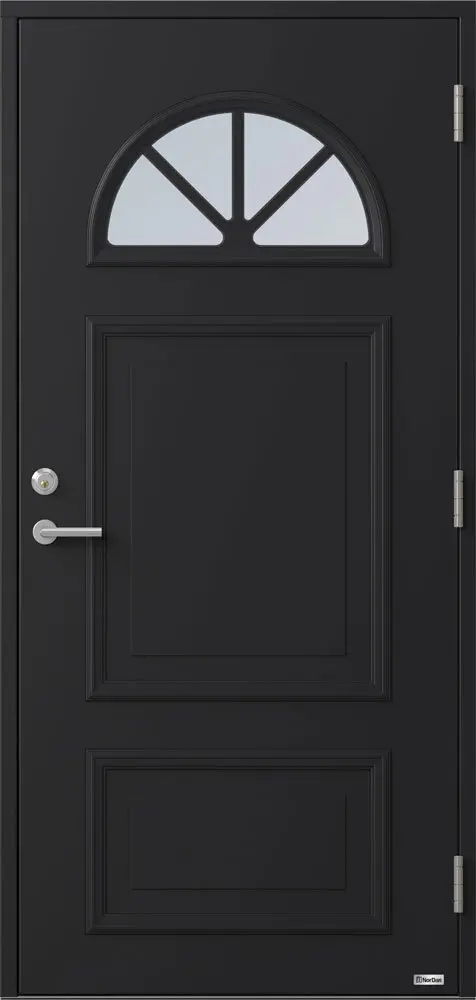 Ytterdörr Bor Månen 820g Klarglas Vit - Bild 10