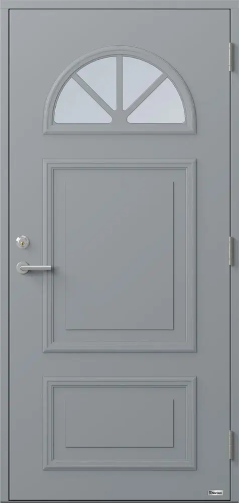 Ytterdörr Bor Månen 820g Klarglas Vit - Bild 13