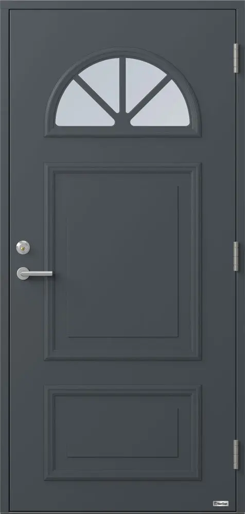 Ytterdörr Bor Månen 820g Klarglas Vit - Bild 12