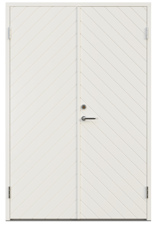 Parytterdörr Leksandsdörren Djura Tät Vit