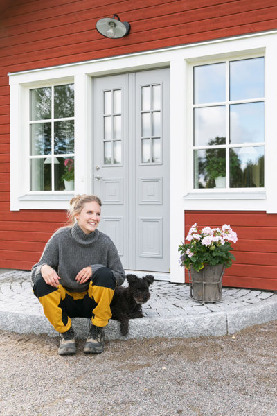 Ytterdörr Leksandsdörren Granberg Tät Vit - Bild 2