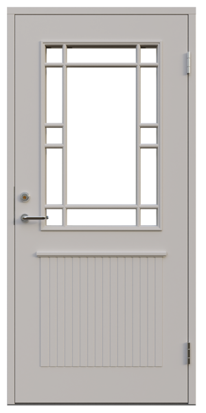 Ytterdörr Leksandsdörren Källberget Klarglas Vit - Bild 4
