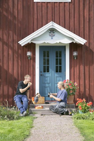Ytterdörr Leksandsdörren Granberg Klarglas Vit - Bild 2