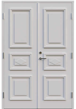 Parytterdörr Leksandsdörren Siljansnäs Tät Vit