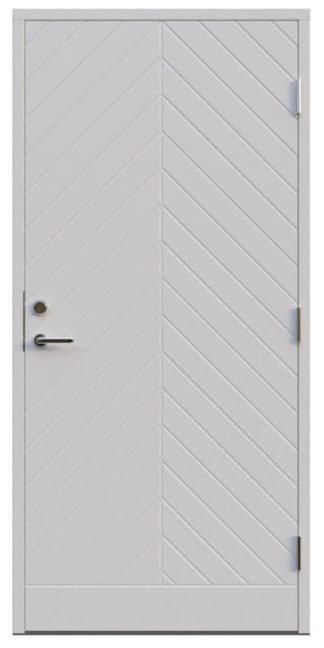 Ytterdörr Leksandsdörren Djura Tät Vit