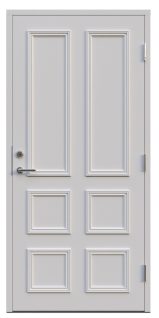 Ytterdörr Leksandsdörren Glasmästeri Tät Vit