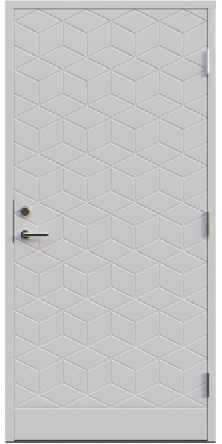 Ytterdörr Leksandsdörren Heden Tät Vit