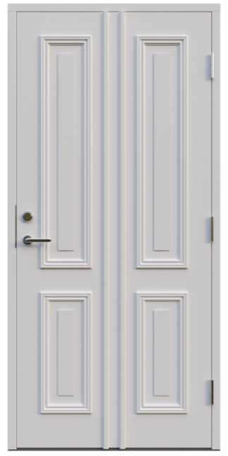 Ytterdörr Leksandsdörren Klockarberg Tät Vit