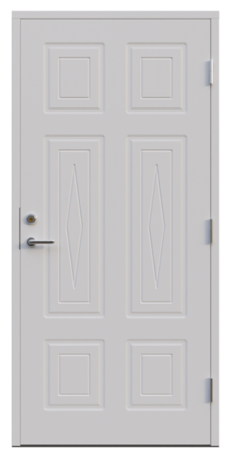 Ytterdörr Leksandsdörren Kullsbjörken Tät Vit