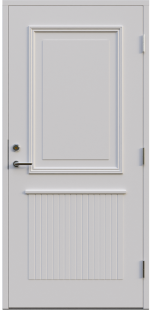 Ytterdörr Leksandsdörren Källberget Tät Vit