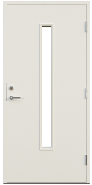 Ytterdörr Leksandsdörren Laknäs Klarglas Vit